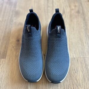 Women’s New Skechers Blue Slip-On Sneakers with Knit Upper